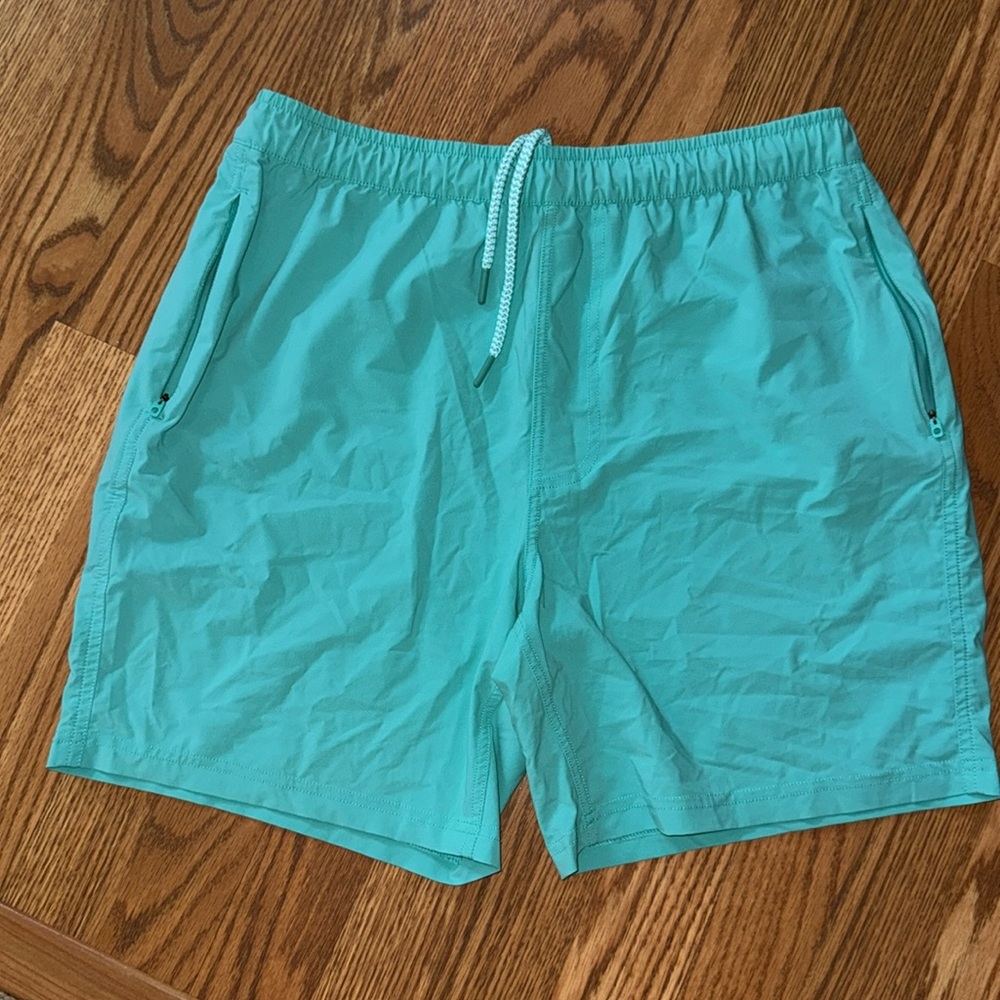 Myles Apparel Men's Everyday Shorts 6" Shorts Large Turquoise Green